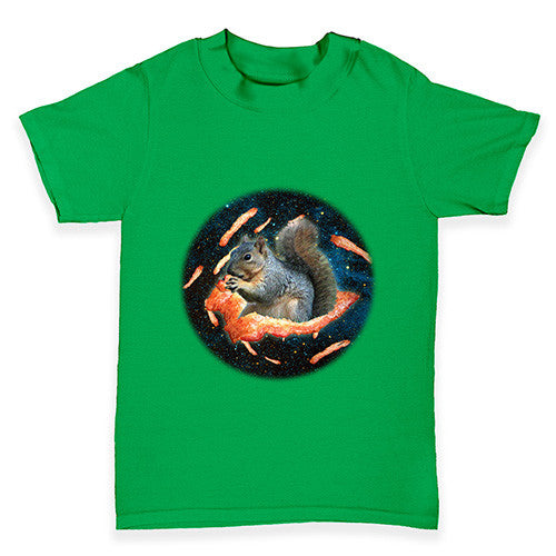 Space Bacon Squirrel Baby Toddler T-Shirt