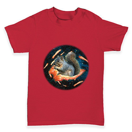 Space Bacon Squirrel Baby Toddler T-Shirt