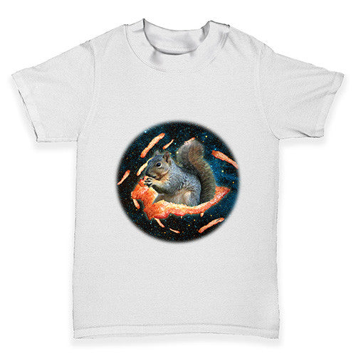 Space Bacon Squirrel Baby Toddler T-Shirt