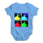 Pop art Cats Baby Grow Bodysuit