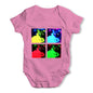 Pop art Cats Baby Grow Bodysuit