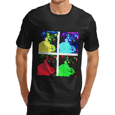 Men's Pop art Cats T-Shirt