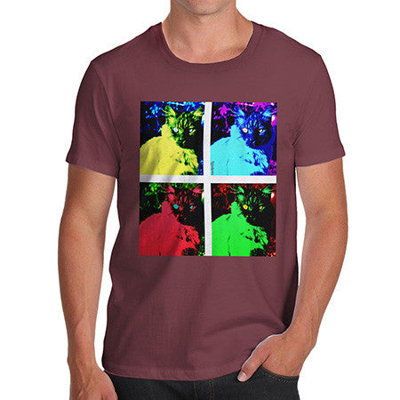 Men's Pop art Cats T-Shirt