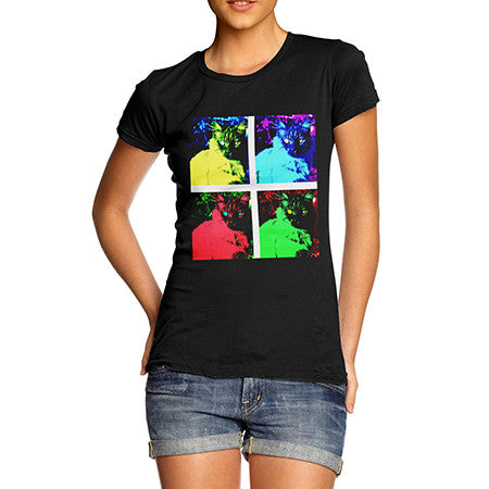 Women's Pop art Cats T-Shirt