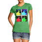 Women's Pop art Cats T-Shirt