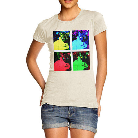 Women's Pop art Cats T-Shirt