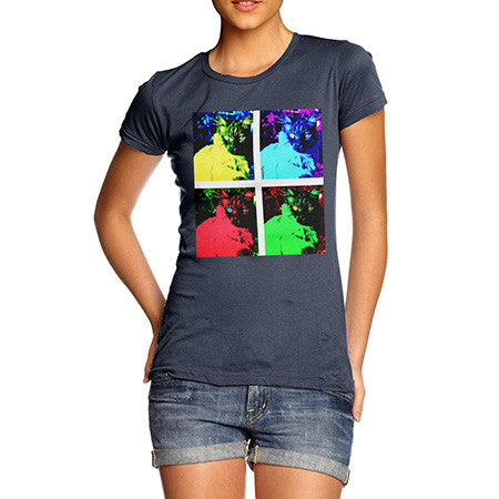 Women's Pop art Cats T-Shirt