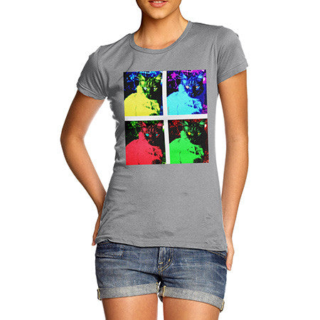 Women's Pop art Cats T-Shirt