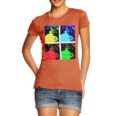 Women's Pop art Cats T-Shirt