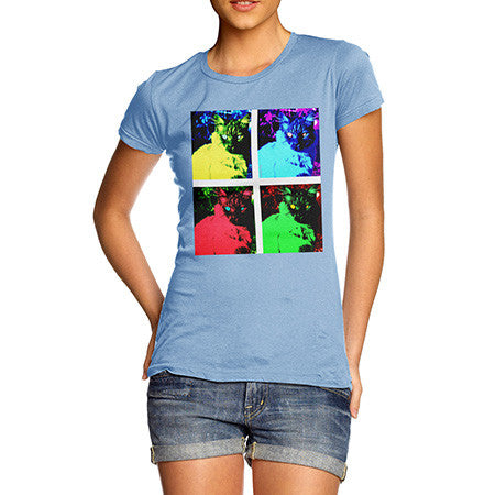 Women's Pop art Cats T-Shirt