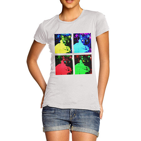 Women's Pop art Cats T-Shirt