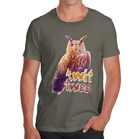 Men's Twit Twoo Owl T-Shirt