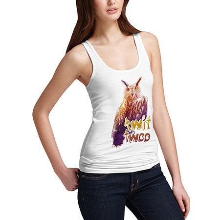 Women's Twit Twoo Owl Tank Top