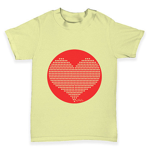 Love Red Hearts Baby Toddler T-Shirt