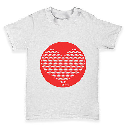 Love Red Hearts Baby Toddler T-Shirt
