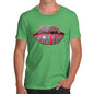 Men's Happy Valentines Day Lips T-Shirt