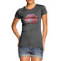 Women's Happy Valentines Day Lips T-Shirt