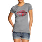 Women's Happy Valentines Day Lips T-Shirt