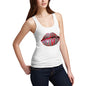 Women's Happy Valentines Day Lips Tank Top