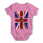 Shattered Distressed Union Baby Grow Bodysuit