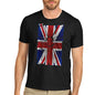 Men's Shattered Union Jack UK Flag T-Shirt