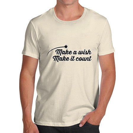 Men's Make A Wish Make It Count T-Shirt