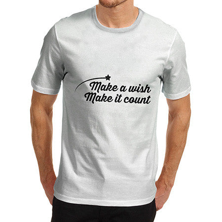 Men's Make A Wish Make It Count T-Shirt