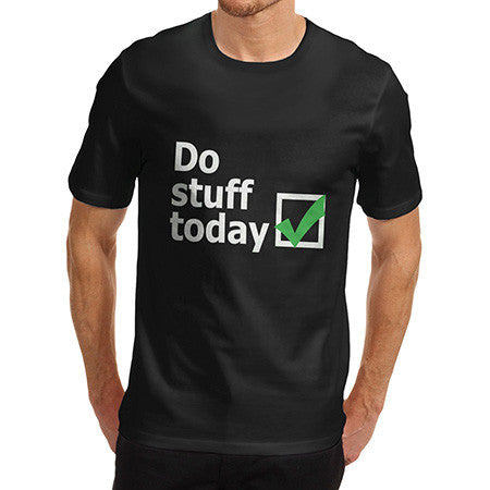 Men's Check List Do Stuff Today T-Shirt