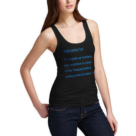 Women's Useless Counting Fact Tank Top