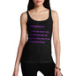 Women's Useless Letter Q Fact Tank Top