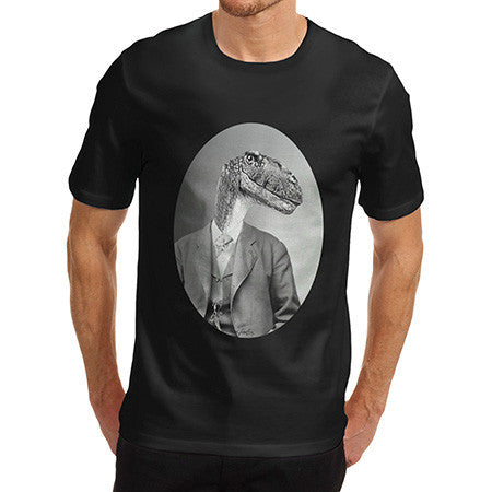 Men's Happy Dinosaur Head T-Shirt