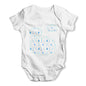 Cute Rain Clouds Baby Grow Bodysuit