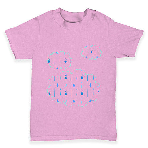 Cute Rain Clouds Baby Toddler T-Shirt