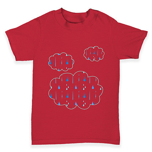 Cute Rain Clouds Baby Toddler T-Shirt