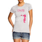 Women I Love Him Cute Girl T-Shirt