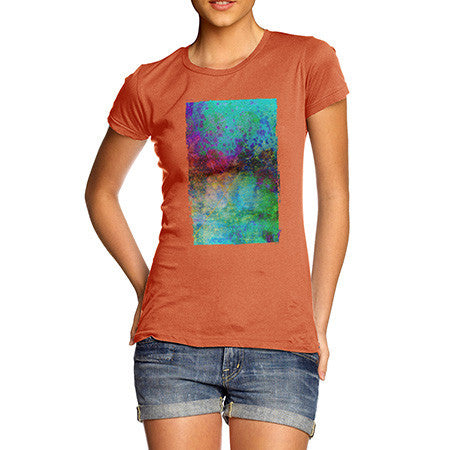 Women's Abstract Painting T-Shirt