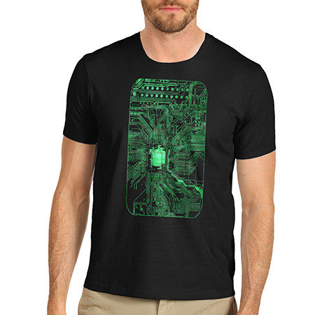 Men's Electronic Circuit Board T-Shirt