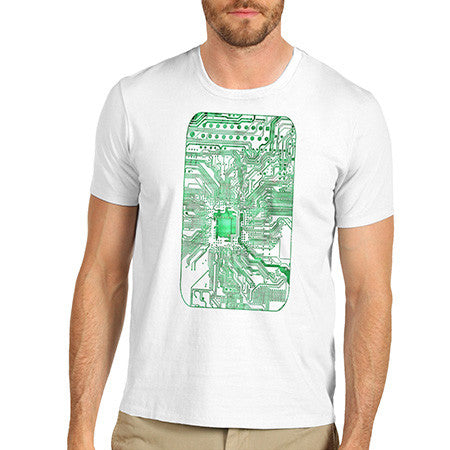 Men's Electronic Circuit Board T-Shirt