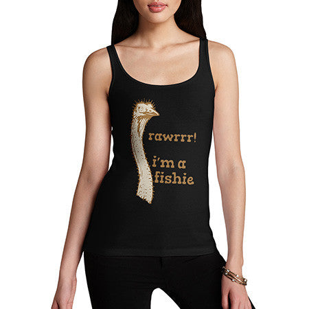 Women's Confused Ostrich Tank Top