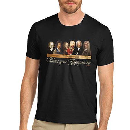 Men's Baroque Composers T-Shirt