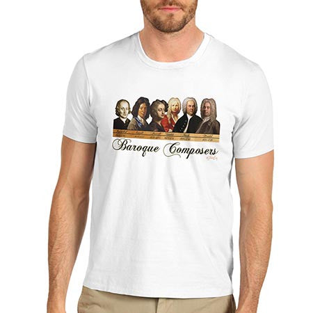 Men's Baroque Composers T-Shirt