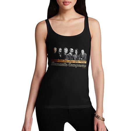Women's Romantic Composers Classic Artists Tank Top