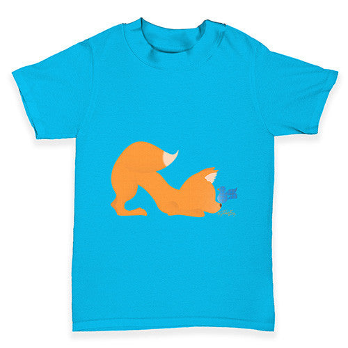 Fox Bird Print Baby Toddler T-Shirt