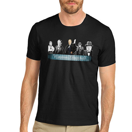 Men's War Hero Winston Churchill T-Shirt