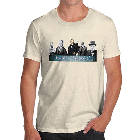 Men's War Hero Winston Churchill T-Shirt