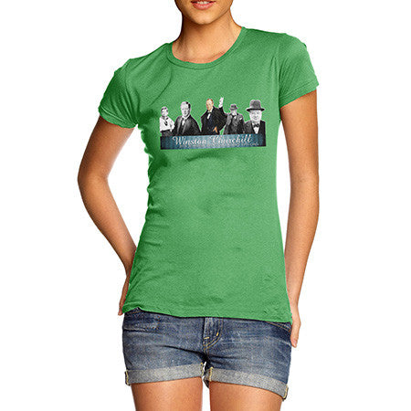 Women's War Hero Winston Churchill T-Shirt