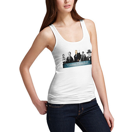 Women's War Hero Winston Churchill Tank Top