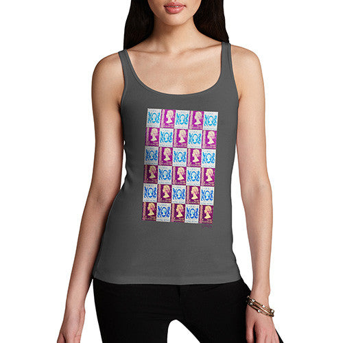 Women's Hong Kong Stamp Collection Tank Top