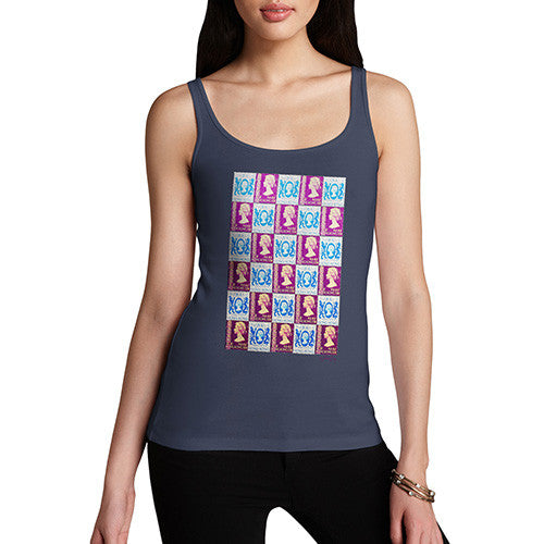 Women's Hong Kong Stamp Collection Tank Top