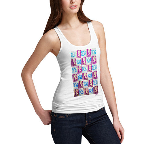 Women's Hong Kong Stamp Collection Tank Top